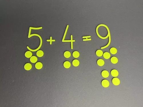Ruchome cyfry, żetony, matematyka Montessori do nauki liczenia