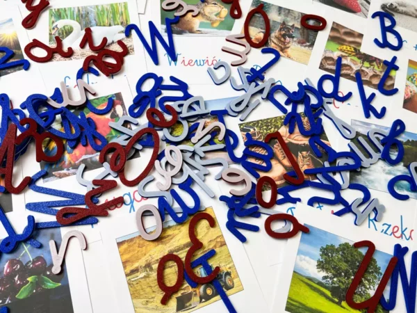 Ruchomy Alfabet Montessori Premium – Zmywalny Zestaw z Kartami Pracy 2026