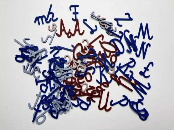 Literki Montessori do nauki pisania i czytania + Karty Obrazkowe GRATIS!