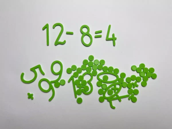 Ruchome cyfry, żetony, matematyka Montessori do nauki liczenia MINI