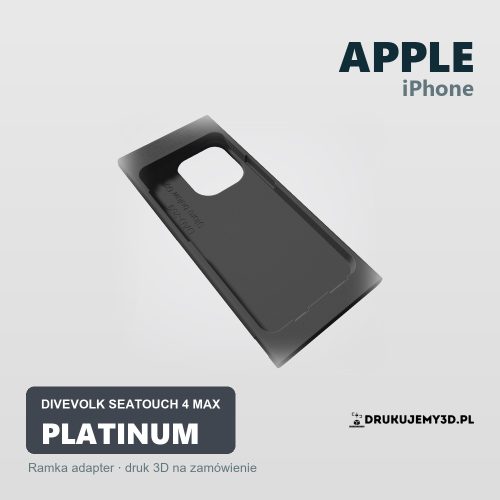 Ramka adapter do obudowy podwodnej DIVEVOLK SeaTouch 4 Max Platinum dla Apple iPhone