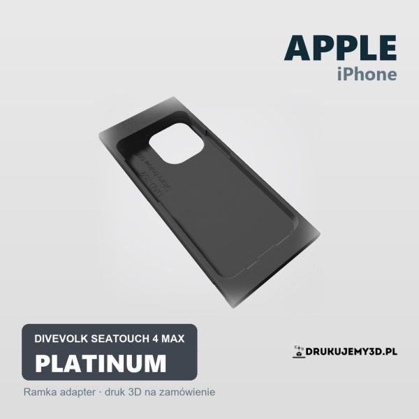 Ramka adapter do obudowy podwodnej DIVEVOLK SeaTouch 4 Max Platinum dla Apple iPhone