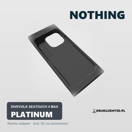 Ramka adapter do obudowy podwodnej DIVEVOLK SeaTouch 4 Max Platinum dla Nothing