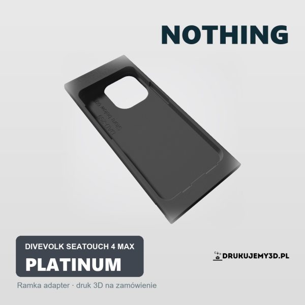 Ramka adapter do obudowy DIVEVOLK SeaTouch 4 Max Platinum — Nothing Ramka adapter do obudowy podwodnej DIVEVOLK SeaTouch 4 Max Platinum dla Nothing