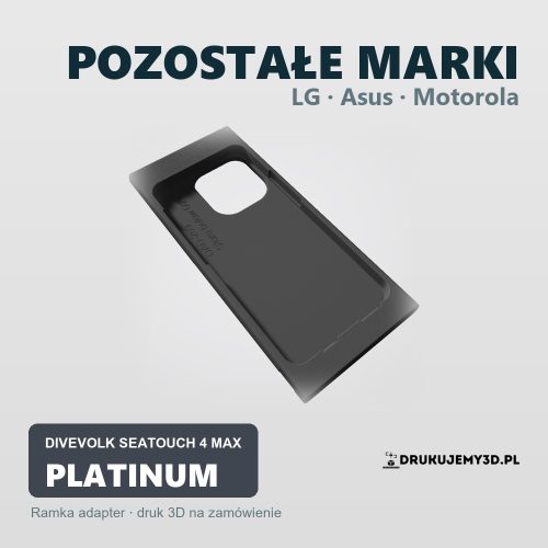 Ramka adapter do obudowy podwodnej DIVEVOLK SeaTouch 4 Max Platinum dla Pozostałe marki
