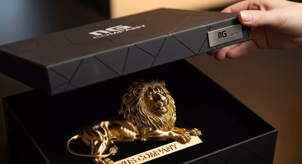 Ekskluzywna statuetka okolicznościowa z drukarki 3D w pudełku prezentowym