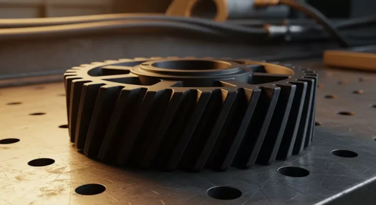 Wytrzymała zębatka przemysłowa wydrukowana w 3D z kompozytu